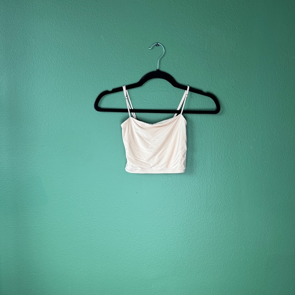 Smoothez By Aerie Beige Cami Crop Top Size 2XS XXS